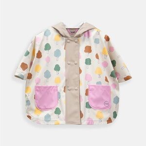 7AM Enfant Kids Tree Print Raincoat